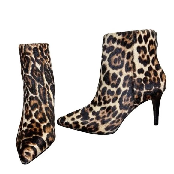 Zadig & Voltaire Animal Print Heeled Boots Pony-style calfskin boots - Picture 1 of 3